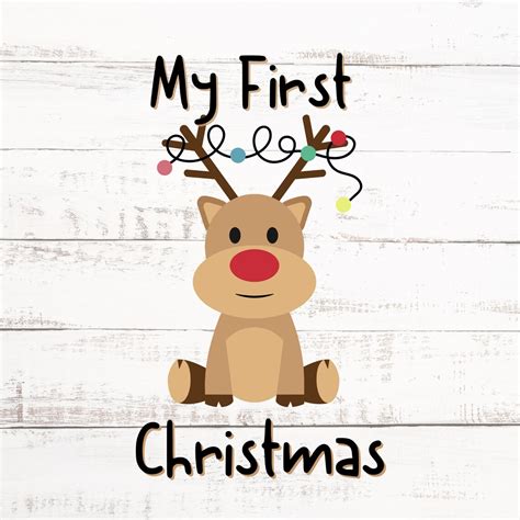 My First Christmas PNG My 1st Christmas PNG Baby's First Christmas ...