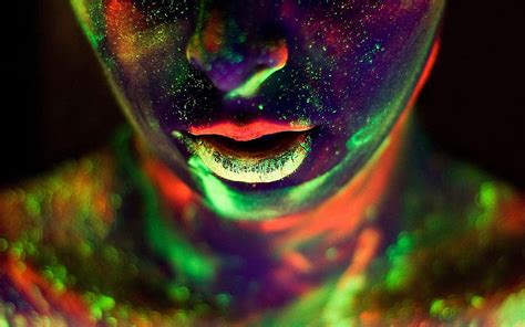 Abstract, Stains, Spots, Face, Creative, Lips, Makeup HD wallpaper | Pxfuel