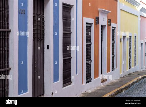 Colorful houses of San Juan, Puerto Rico Stock Photo - Alamy