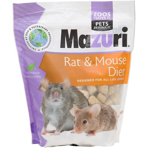 Mazuri Rat & Mouse Diet 2 lbs | For All Life Stages | Nutrional Pet ...