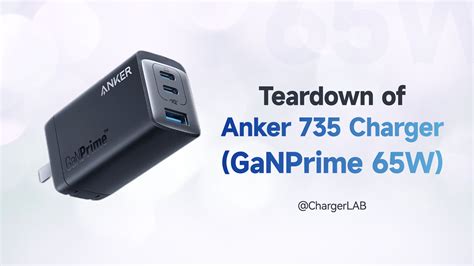 Teardown of Anker 65W GaN Charger (GaNPrime 735) - Chargerlab