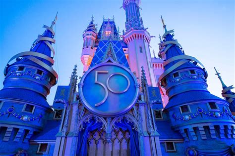 Photos: Disney World 50th-anniversary crest placed on Cinderella Castle