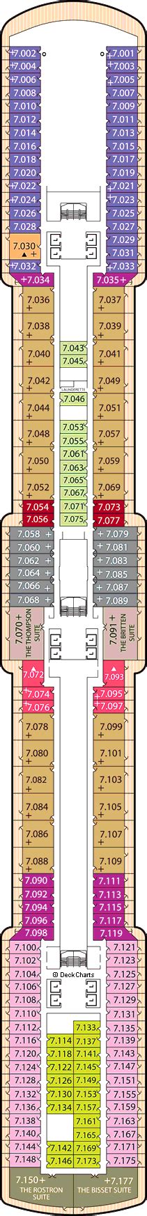 Cunard Queen Elizabeth Deck Plans: Ship Layout, Staterooms & Map - Cruise Critic