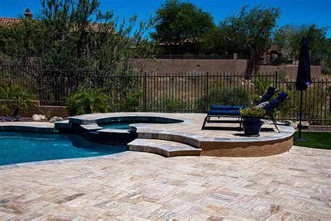 Travertine Pool Deck Pros and Cons - Designing Idea