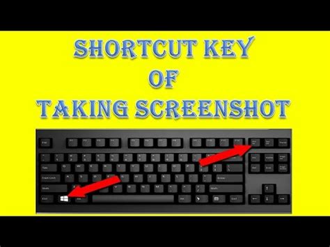 Shortcut key of taking screenshot in laptop & pc - YouTube