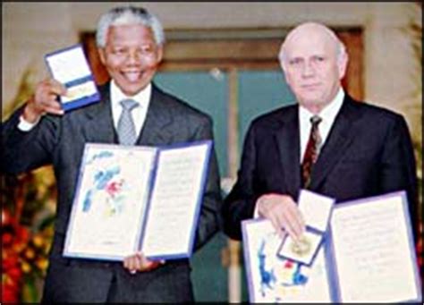 BBC News | Nobel prizw Winners | Nelson Mandela and President F W de Klerk