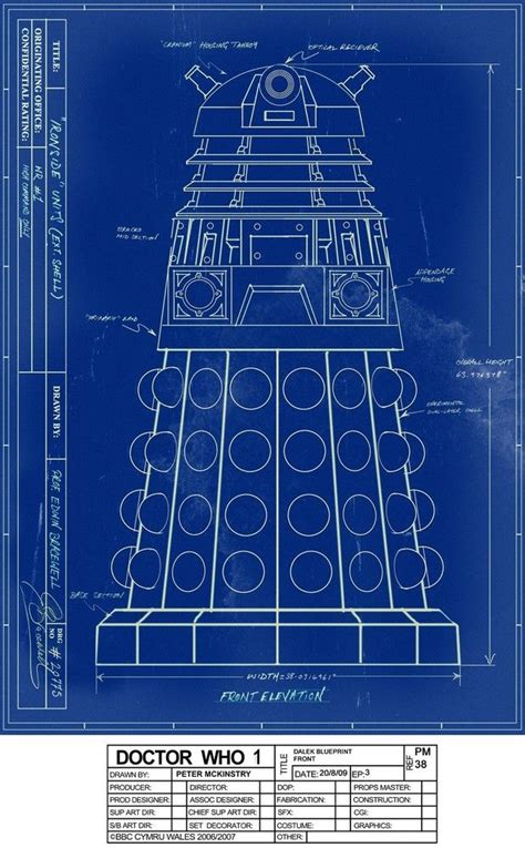 Dalek Blueprint | Doctor who wallpaper, Doctor who art, Doctor who craft