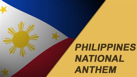 Philippines National Anthem (Instrumental and lyrics) - YouTube