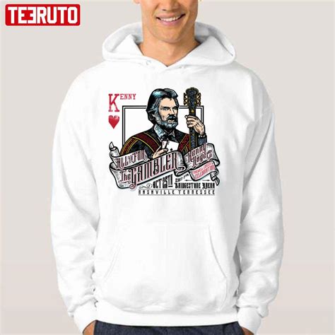 Vintage Card Kenny Rogers The King Gambler Unisex Hoodie - Teeruto