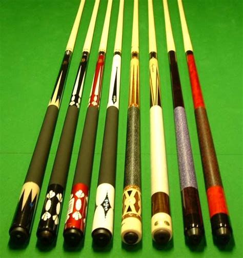 Top brands of billiard pool cues. Made from fine materials and ...