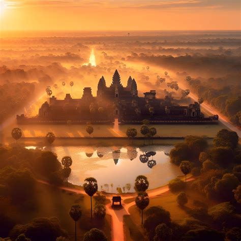 Premium AI Image | Angkor Wat Cambodia