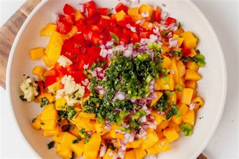 Best Fresh Peach Mango Salsa Recipe