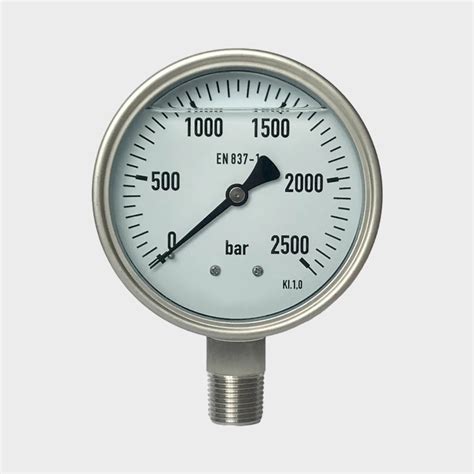 Hydraulic Pressure Gauge Stainless Steel Material - WESEN