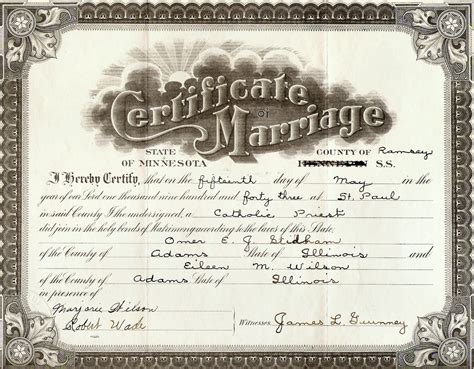 Illinois Marriage Records ~ Education