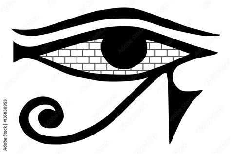 All-seeing eye. Mason sign on a white background. Masonic symbol ...