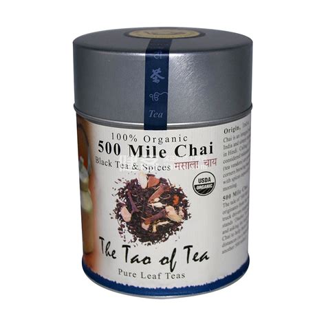 The Tao of Tea Mile Chai Black Tea & Spices(5盎司)(500 Mile Chai Black Tea & Spices) _说明书_作用_效果_价格 ...