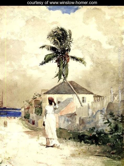 Along the Road, Bahamas | Winslow Homer | Winslow homer paintings, Impressionist paintings ...