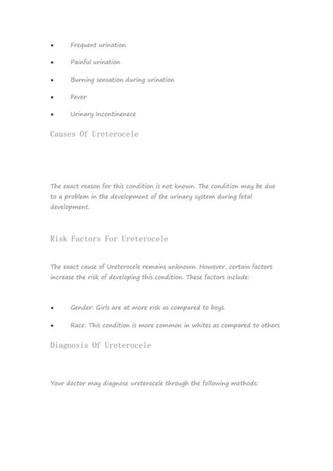 Ureterocele Symptoms, Causes, Diagnosis and Treatment (1).pptx