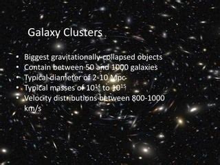 Measuring Galaxy Cluster Masses Using Gravitational Lensing | PPT | Free Download