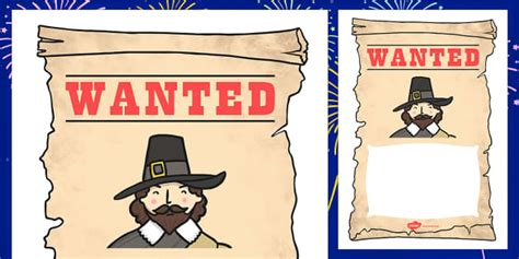 Guy Fawkes Wanted Poster (Hecho por educadores) - Twinkl