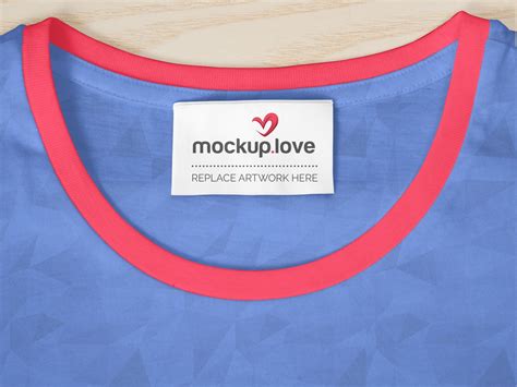 T-Shirt Label PSD Mockup - Mockup Love