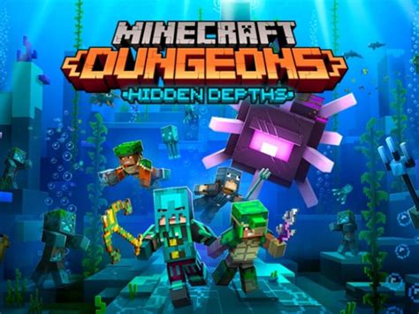 Minecraft Dungeons' Hidden Depths DLC is now available