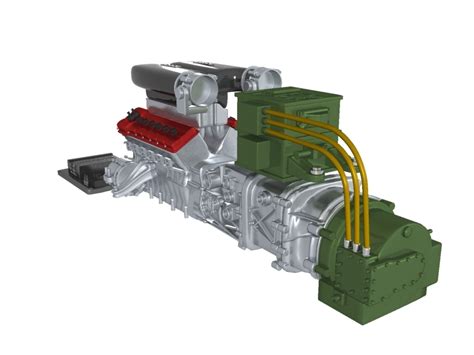 3d model laferrari engine ferrari sports