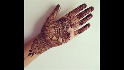 Henna Hand Palm Designs