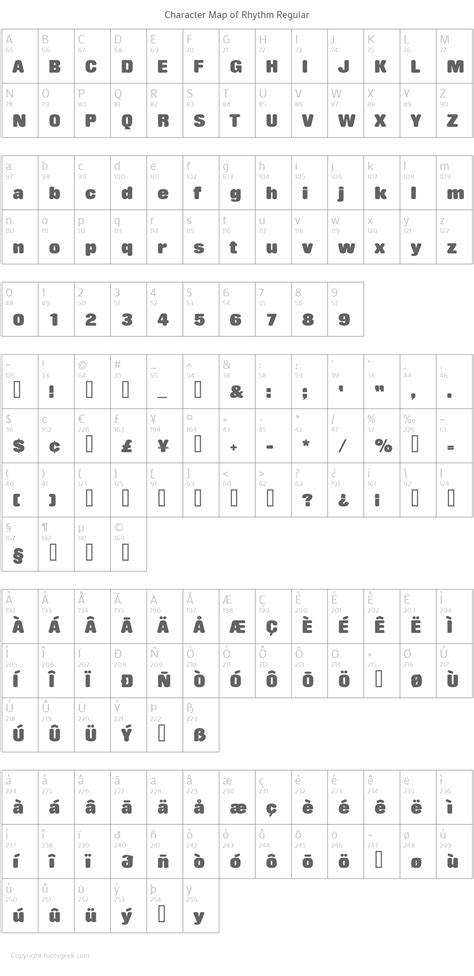 Rhythm Font : Download For Free, View Sample Text, Rating And More On ...