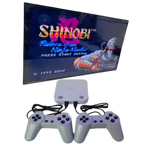 PS1 Mini TV Console 10K+ Games w/2 Arcade Sticks