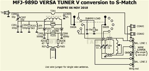 MFJ-989D conversion to S-Match