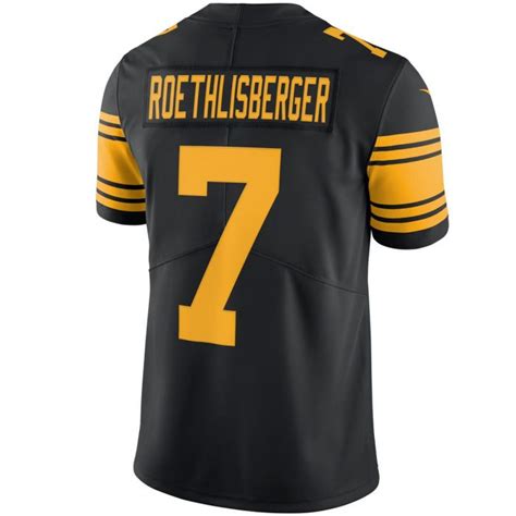 Pittsburgh Steelers Nike #7 Ben Roethlisberger Limited Color Rush Jersey