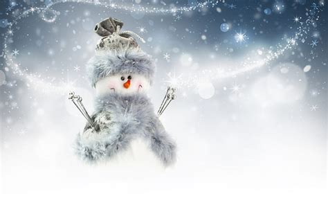 Snowman, cute, snow, winter, HD wallpaper | Peakpx