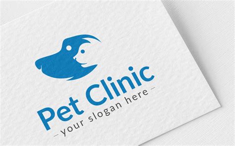 Pet Clinic Logo Design Template #188606 - TemplateMonster