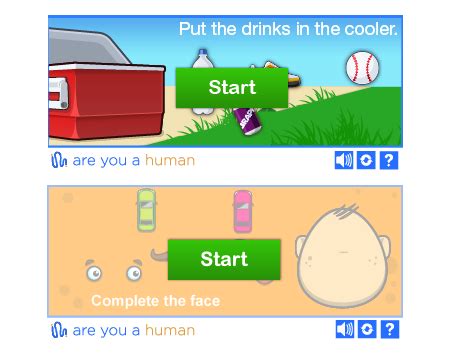 Are You a Human? PlayThru a Game-Based CAPTCHA! - ONLINE-AKO