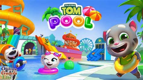 Talking Tom Pool Level 1-20 Walkthrough Gameplay - Online Games List