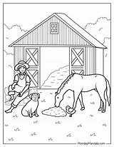 26 Farm Coloring Pages Free PDF Printables sketch template