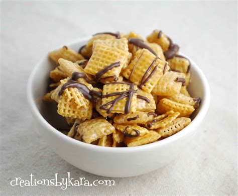 Chocolate caramel chex mix recipe