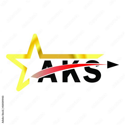 AKS letter logo design. AKS creative letter logo. simple and modern ...