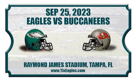 Philadelphia Eagles vs Tampa Bay Buccaneers Football Tickets | 09/25/23