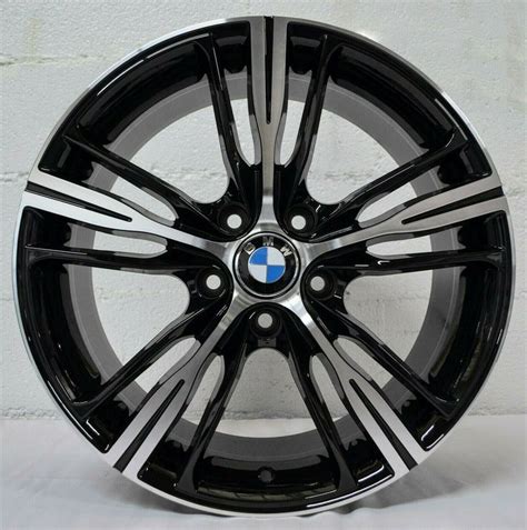 Set of 4 Wheels 18 inch GLOSS BLACK MACHINED Rims fit BMW 5 SERIES (F10) 2011-18 · $499.99