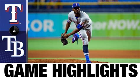 Rangers vs. Rays Game Highlights (4/15/21) | MLB Highlights - YouTube