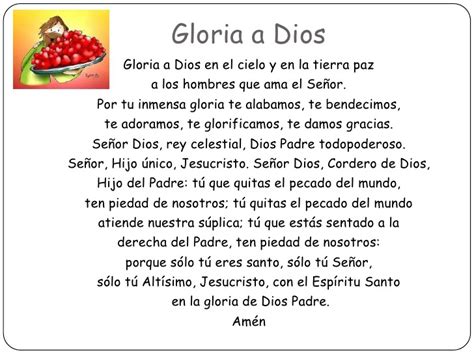 Porfa me ayudan digamen el gloria y el acto de contricion gloria ...