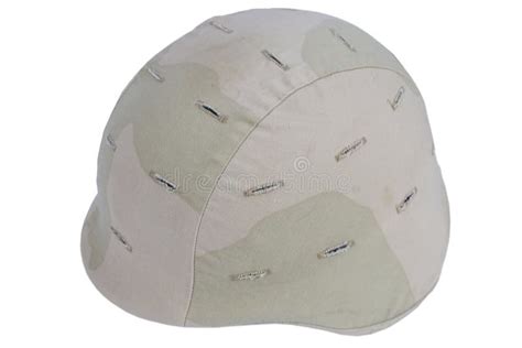 Us Army Kevlar Helmet with a Desert Camouflage Cover Stock Photo ...