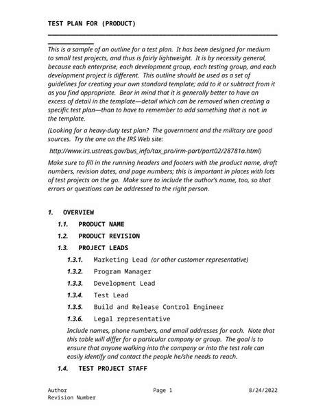 (DOC) Test Plan Outline - DOKUMEN.TIPS