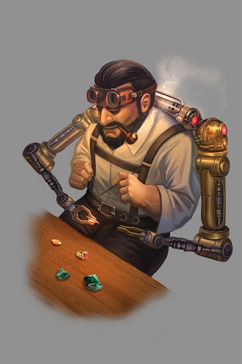 My "Dwarf Inventor" artwork By Me. Hope you guys like it. : r/Pathfinder2e