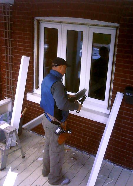 Bow window installation, bow window installation. Toronto, Mississauga