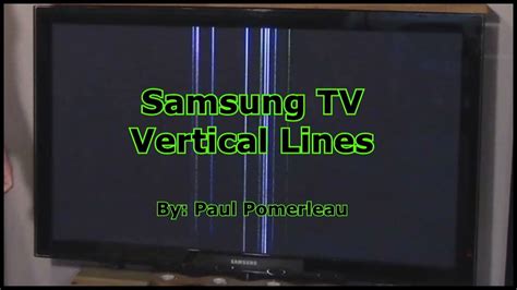 Samsung tv color lines on screen - vepikol