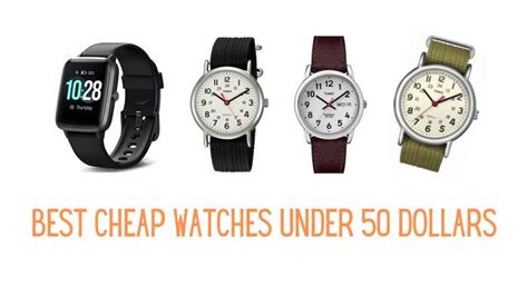 Top 4 Best cheap watches under 50 dollars in 2022 reviewed