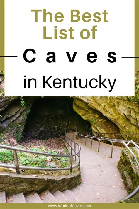 The Best List of Caves in Kentucky - World of Caves